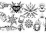 make line art black and white illustration for you